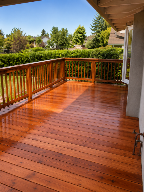Timeless Redwood Deck Design