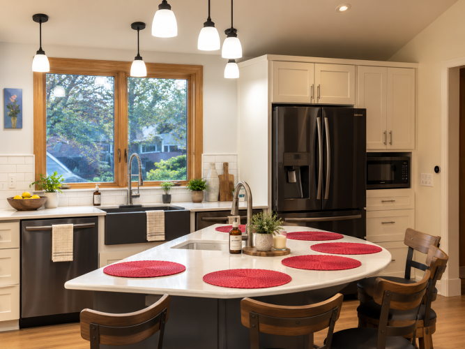 Creative Kitchen Remodel