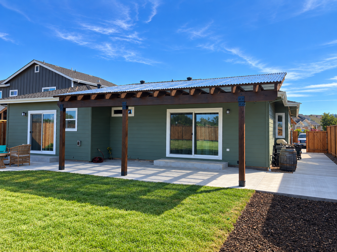 Back Entry Sky Lift Awning