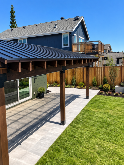 Back Entry Sky Lift Awning